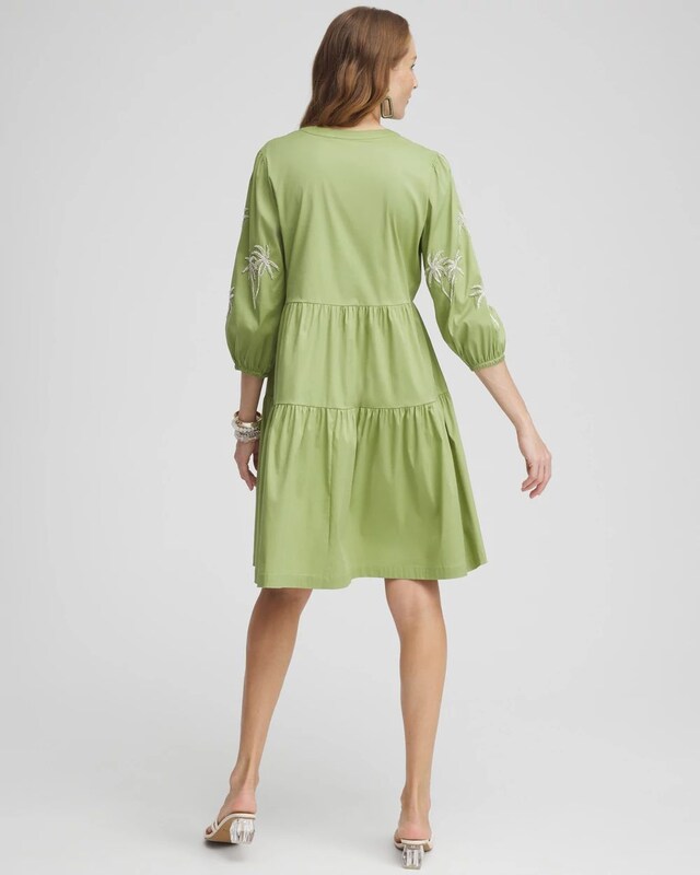 Poplin Embellished Dress - image 3